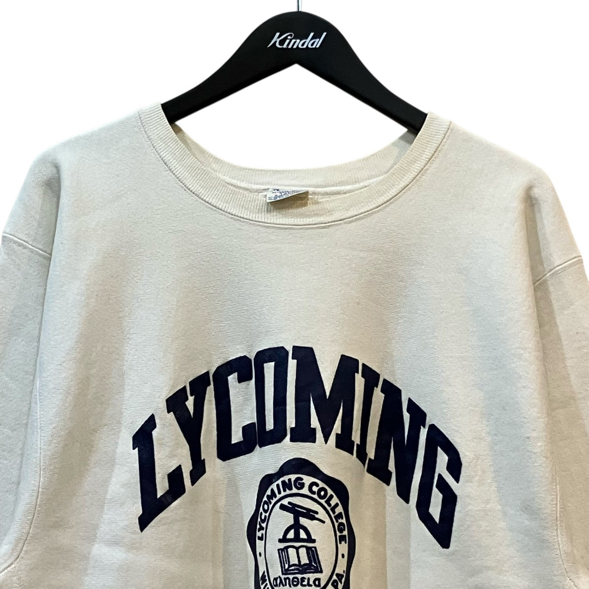 Champion 80s「トリコタグ LYCOMING COLLEGE」リバースウィーブスウェット 古着・中古-3枚目のアイテム画像