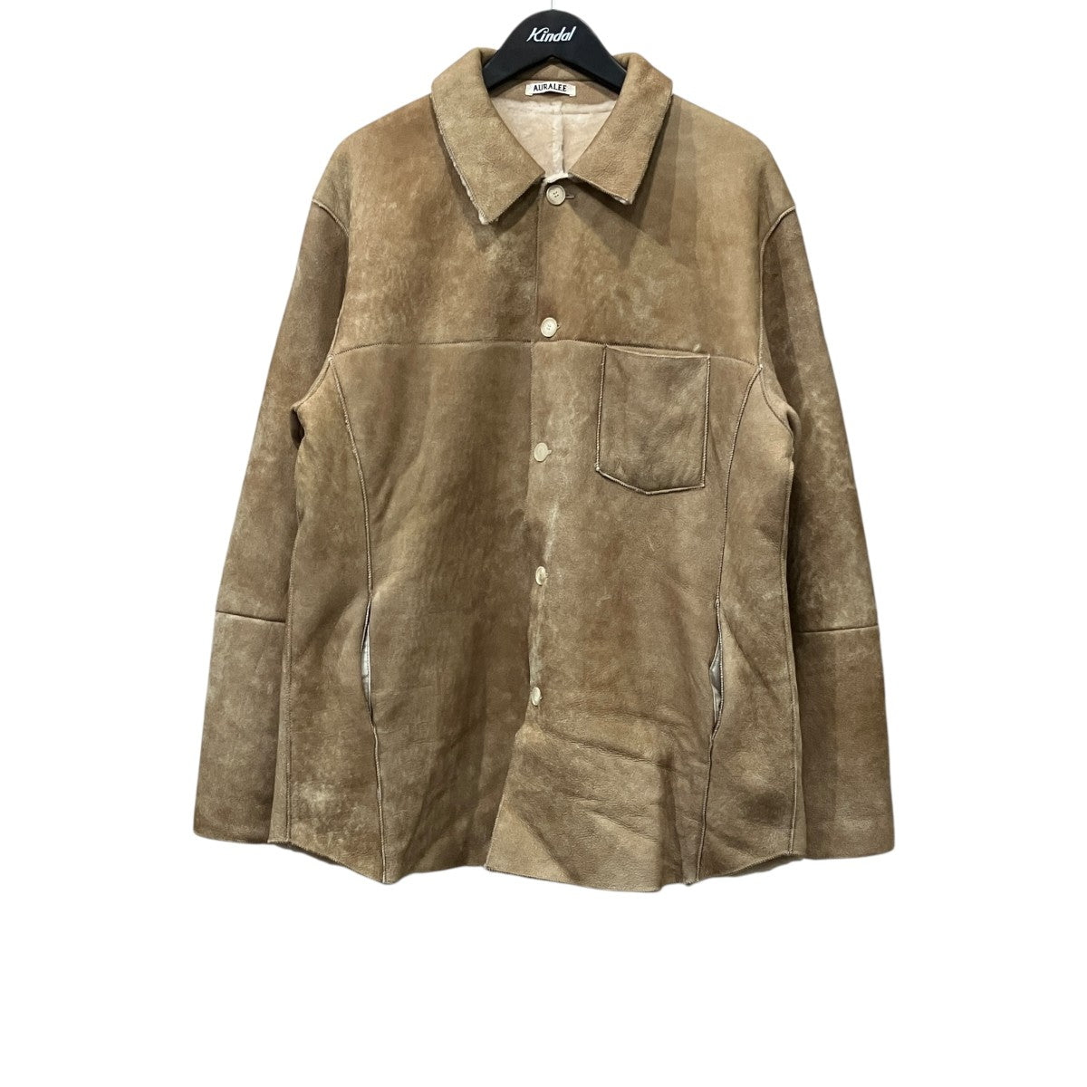 AURALEE MERINO MOUTON SHIRT BLOUSON ムートンシャツブルゾン