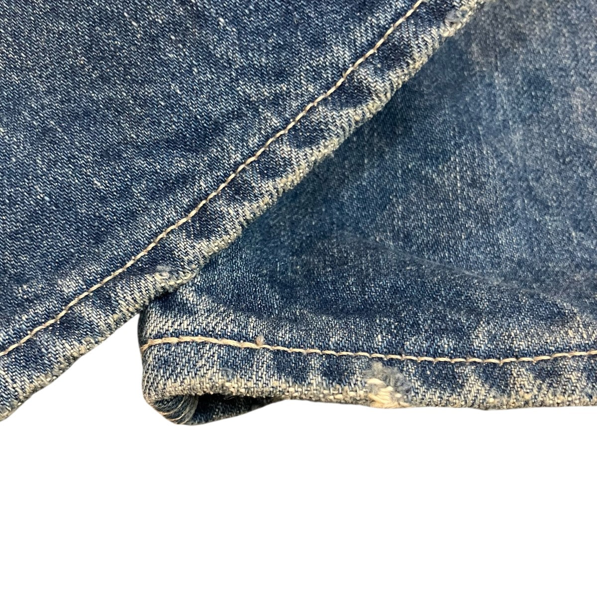 AURALEE 「SELVEDGE FADED HEAVY DENIM PAINTER PANTS」ペインターデニムパンツA24AP01DH 古着・中古-8枚目のアイテム画像