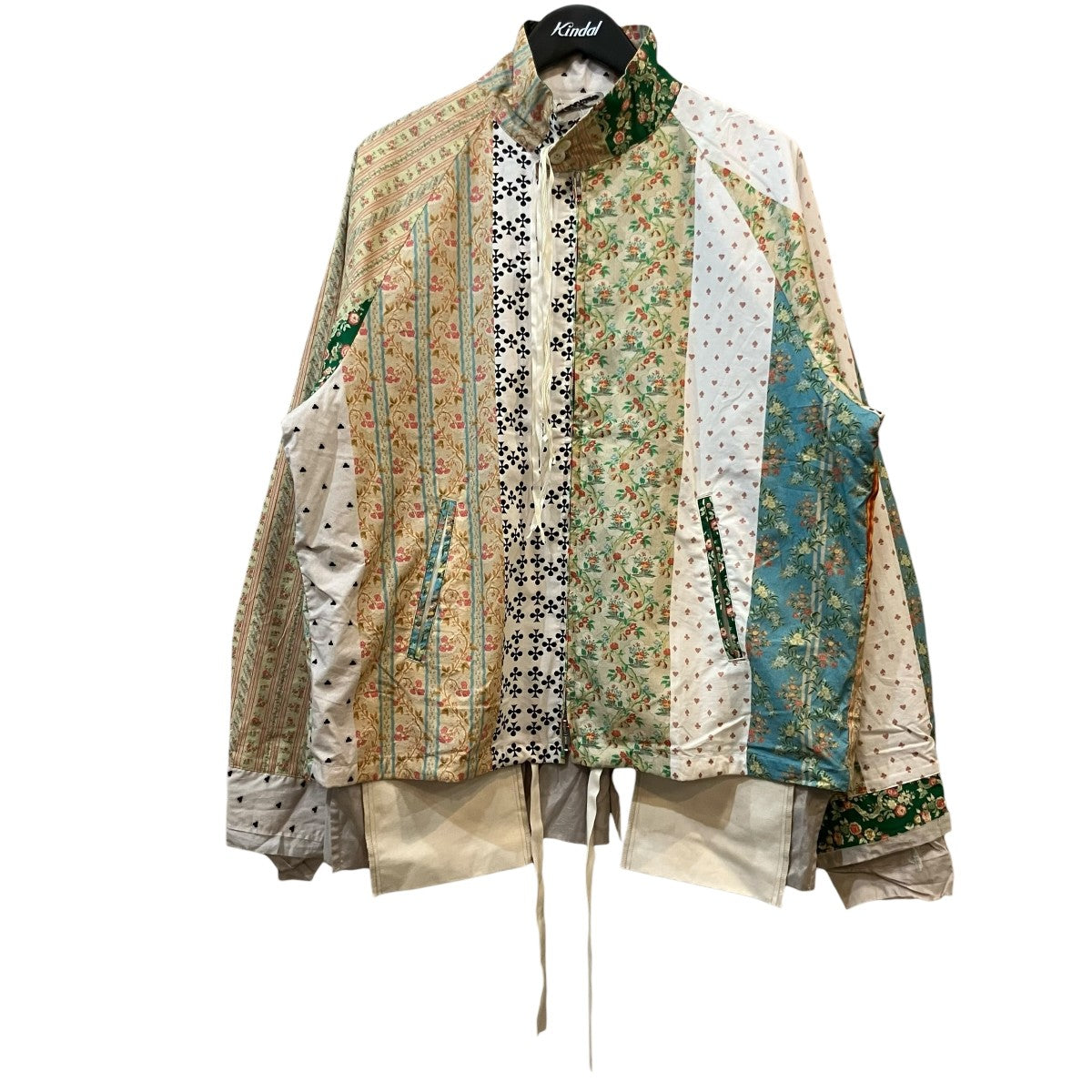 Midorikawa 25AWパッチワークジップアップシャツジャケットMID25AW SH04B 古着・中古-1枚目のアイテム画像