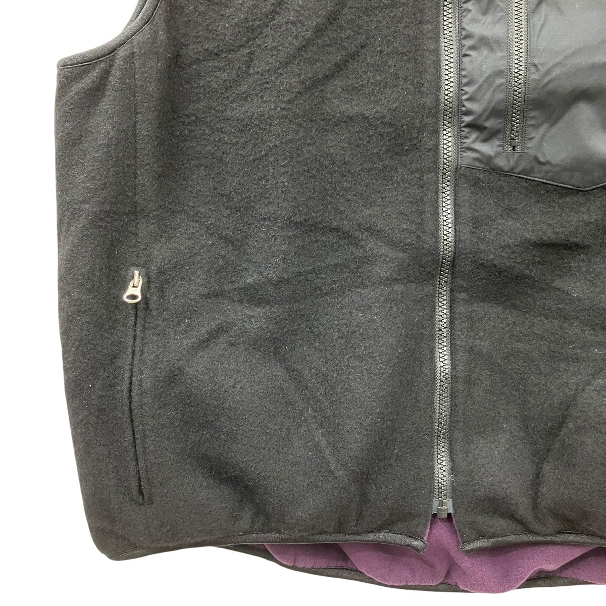 Cashmere Fleece Reversible VestカシミヤリバーシブルフリースベストMTUN4103-0901