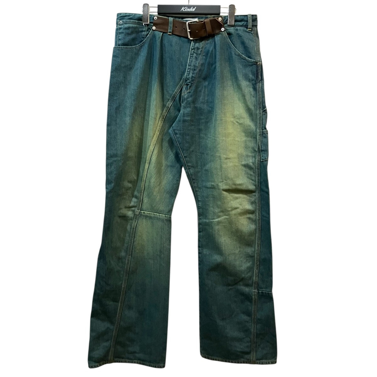 NICENESS×L’ECHOPPE 「EX LYKKE」ベルト付きデニムパンツNL 9102T16 古着・中古-1枚目のアイテム画像