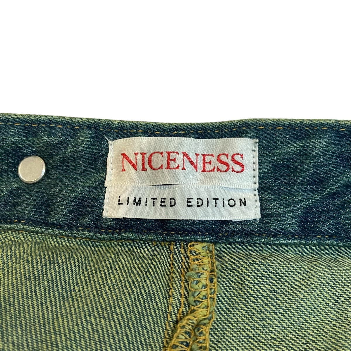 NICENESS×L’ECHOPPE 「EX LYKKE」ベルト付きデニムパンツNL 9102T16 古着・中古-5枚目のアイテム画像