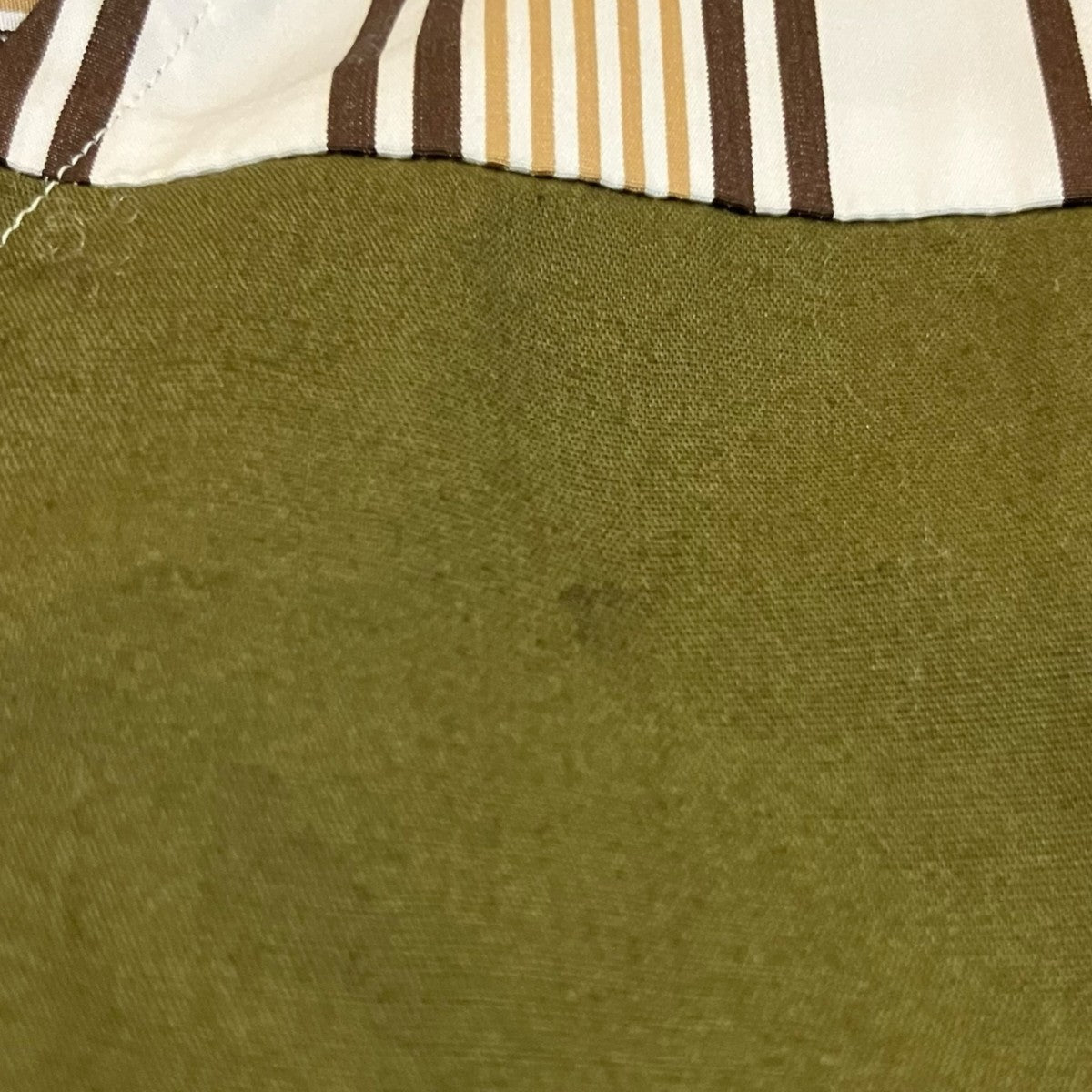 COMME des GARCONS HOMME PLUS 25AW「綿クラスターストライプ×綿ブロード シャツ」切り替えストライプシャツPP B007 古着・中古-7枚目のアイテム画像
