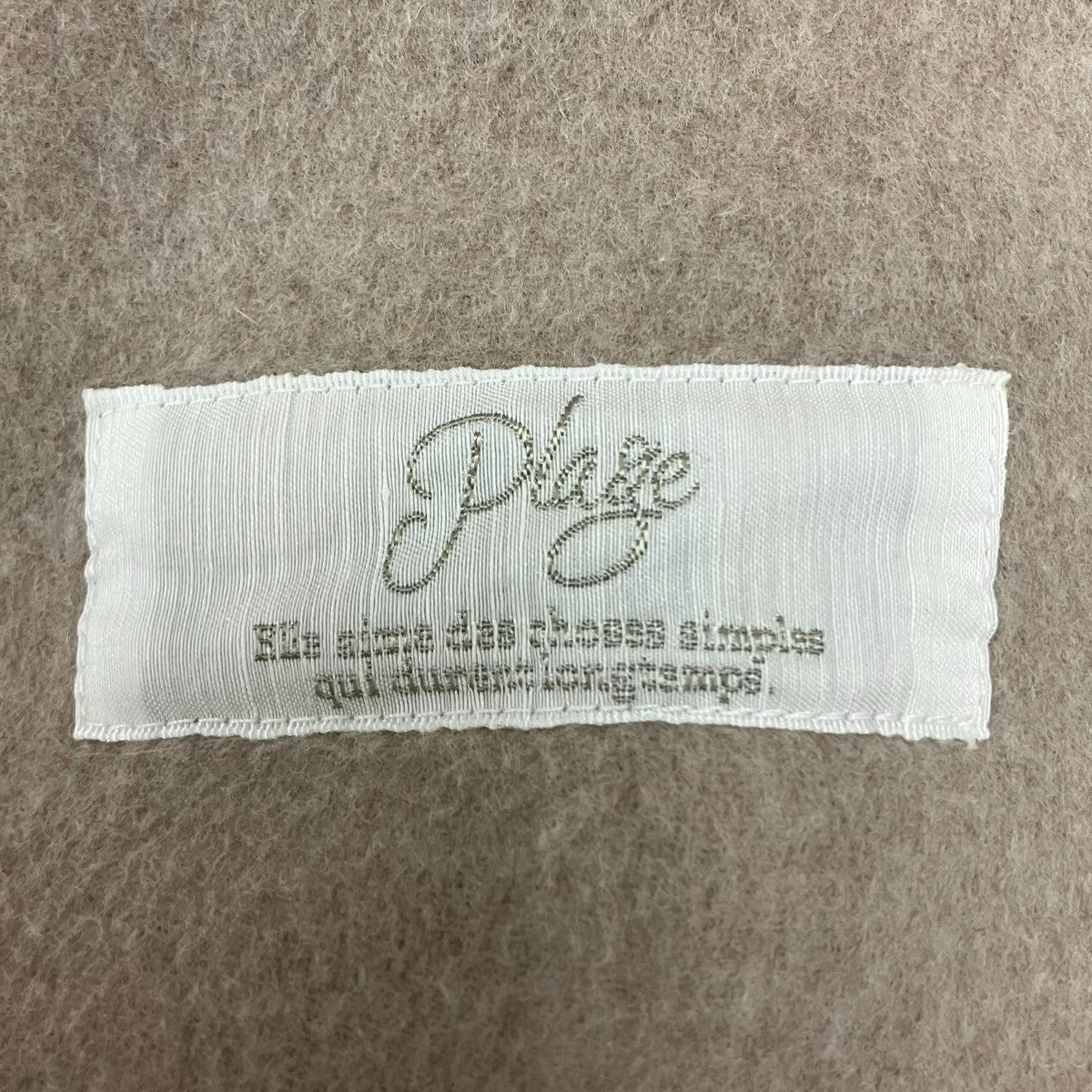 Plage ハミルトンテーラードコート 古着・中古-4枚目のアイテム画像