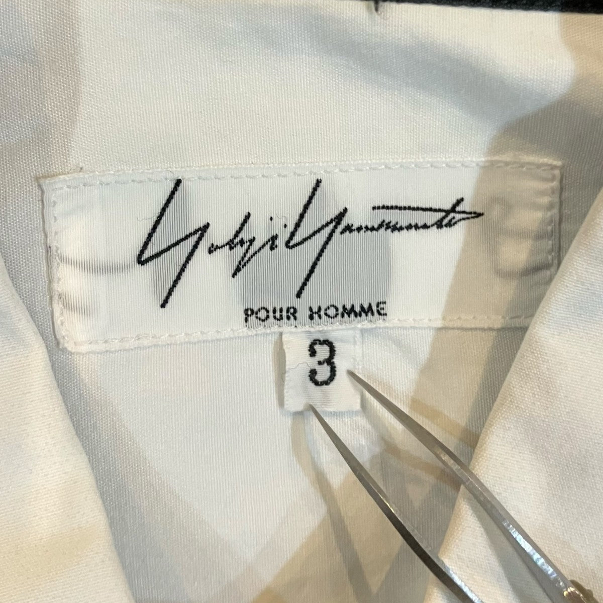 Yohji Yamamoto pour homme(ヨウジヤマモトプールオム) タイ付きシャツ