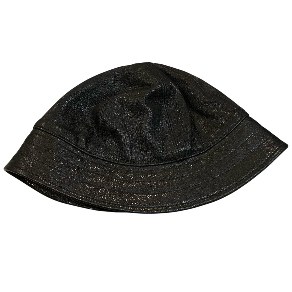 「SAILOR HAT」ゴートレザーバケットハットHT 06 C GOAT 3
