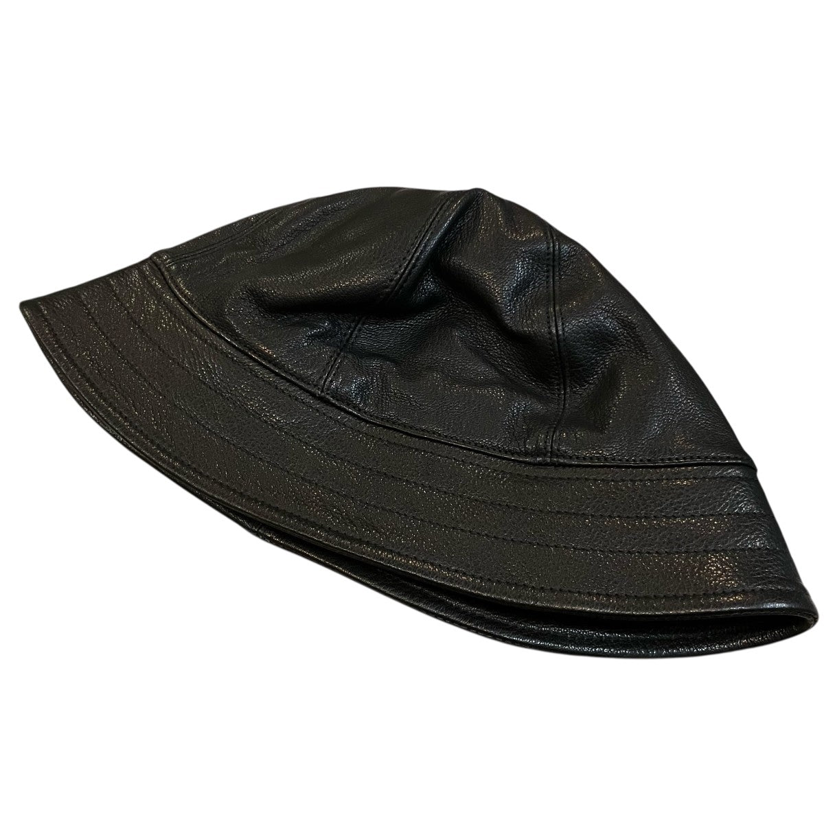 「SAILOR HAT」ゴートレザーバケットハットHT 06 C GOAT 3