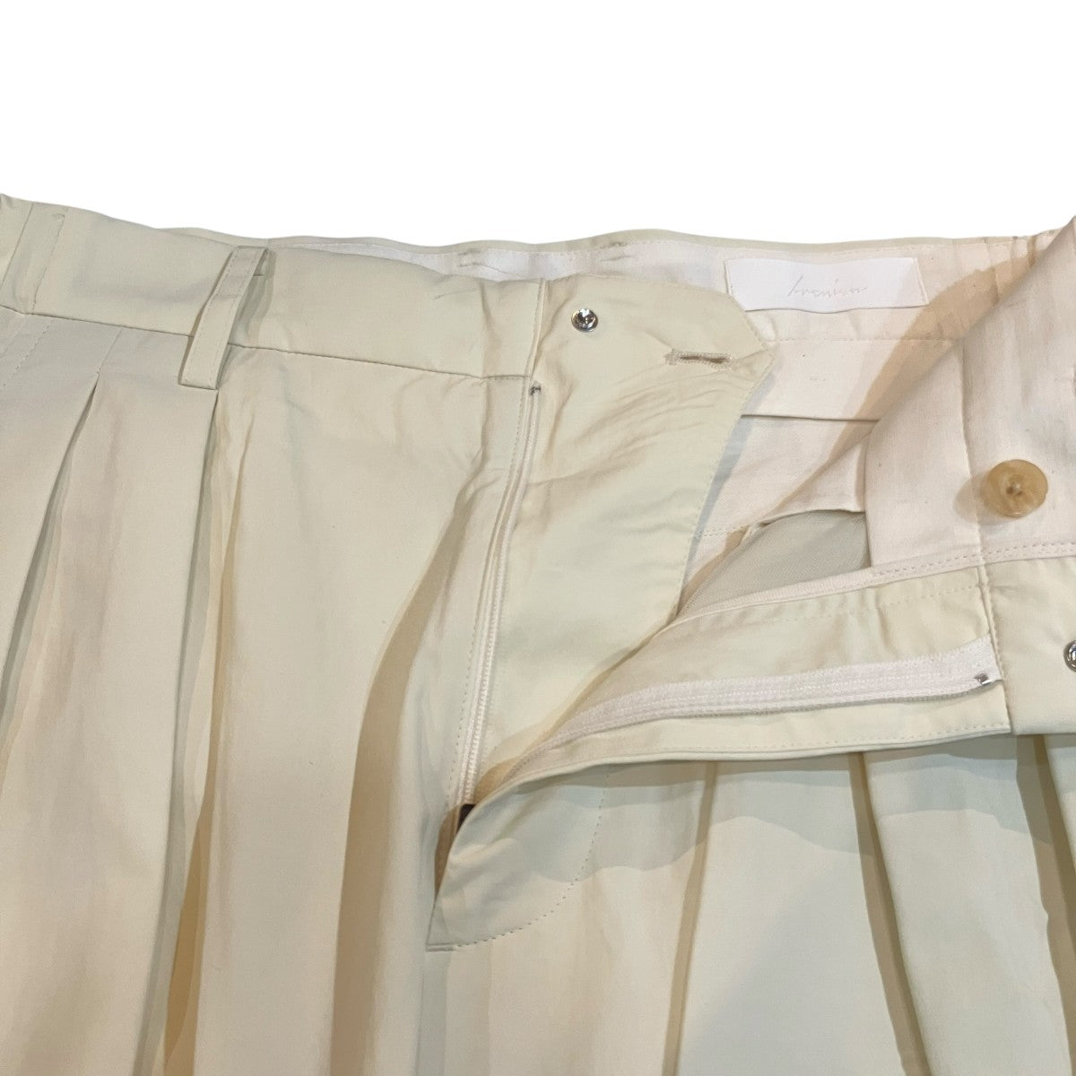 25SS「TWO TUCKS WIDE CARGO PANTS」ワイドカーゴパンツIH 25SS P040 KM