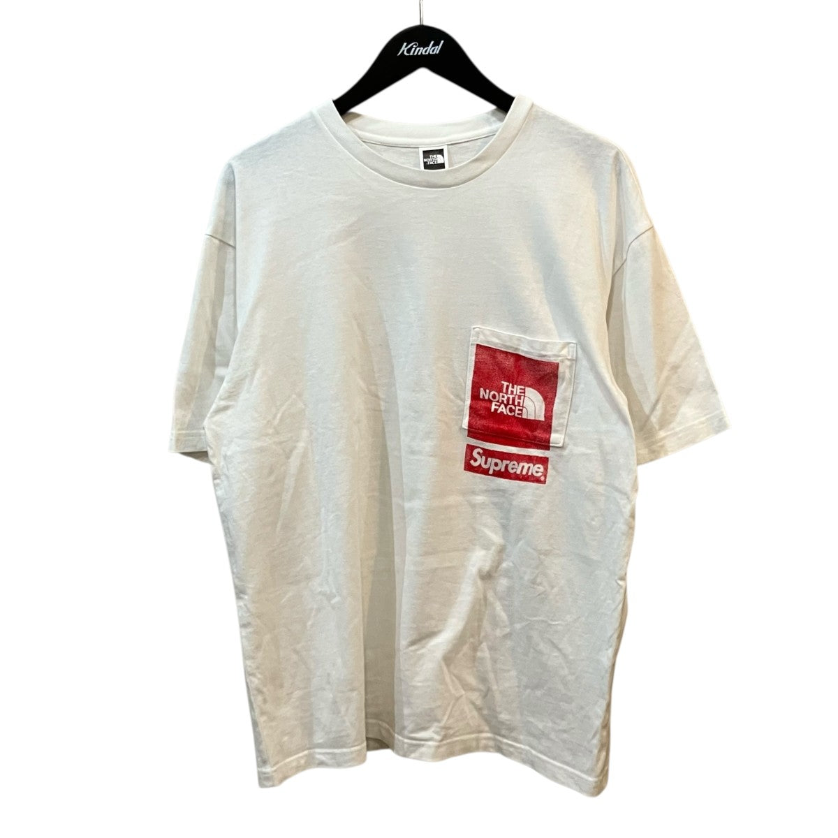 Supreme×THE NORTH FACE ポケットTシャツNT023091 古着・中古-1枚目のアイテム画像