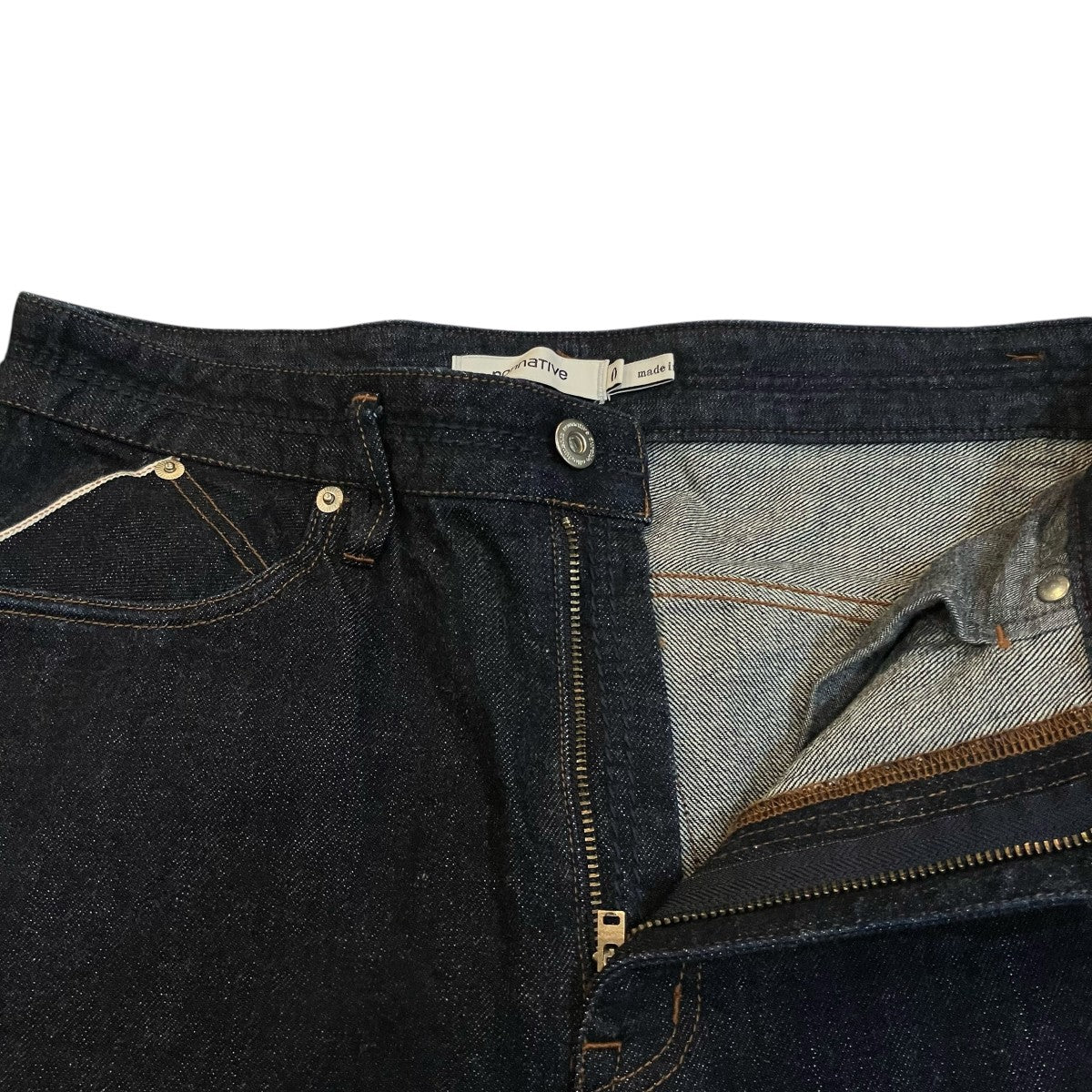 「DWELLER 5P JEANS USUAL FIT COTTON 13oz SELVEDGE DENIM OW」デニムパンツNN P3916