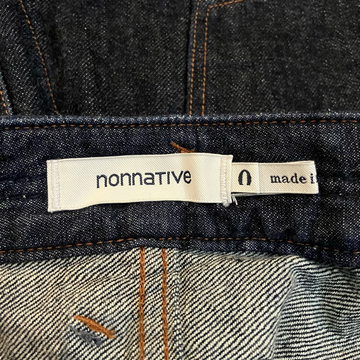 「DWELLER 5P JEANS USUAL FIT COTTON 13oz SELVEDGE DENIM OW」デニムパンツNN P3916
