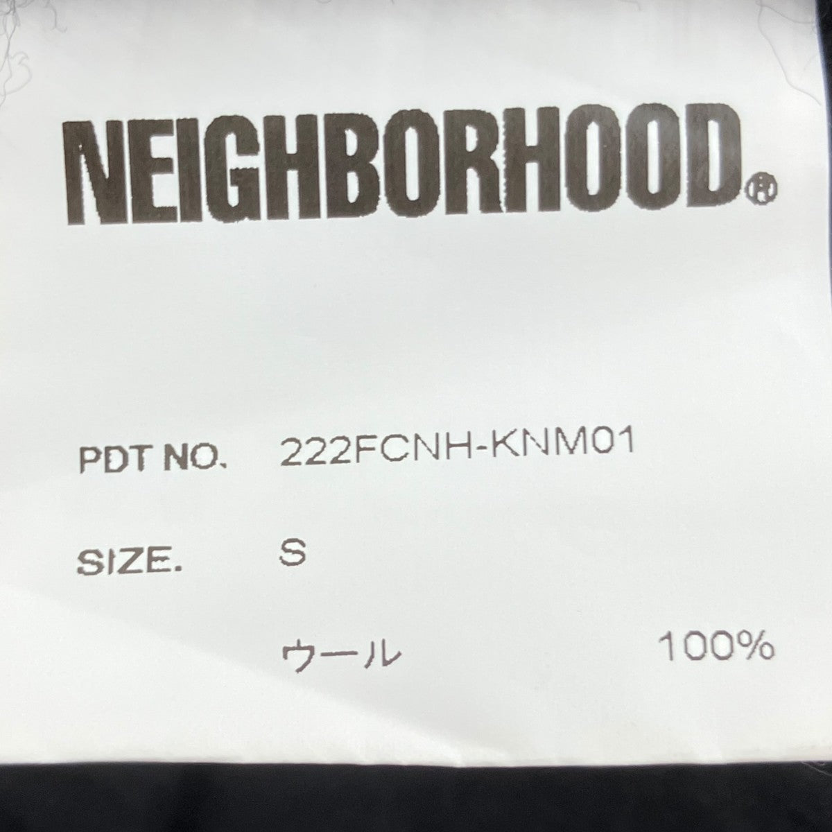 HIGHNECK SWEATER ． WOタートルネックニット222FCNH-KNM01