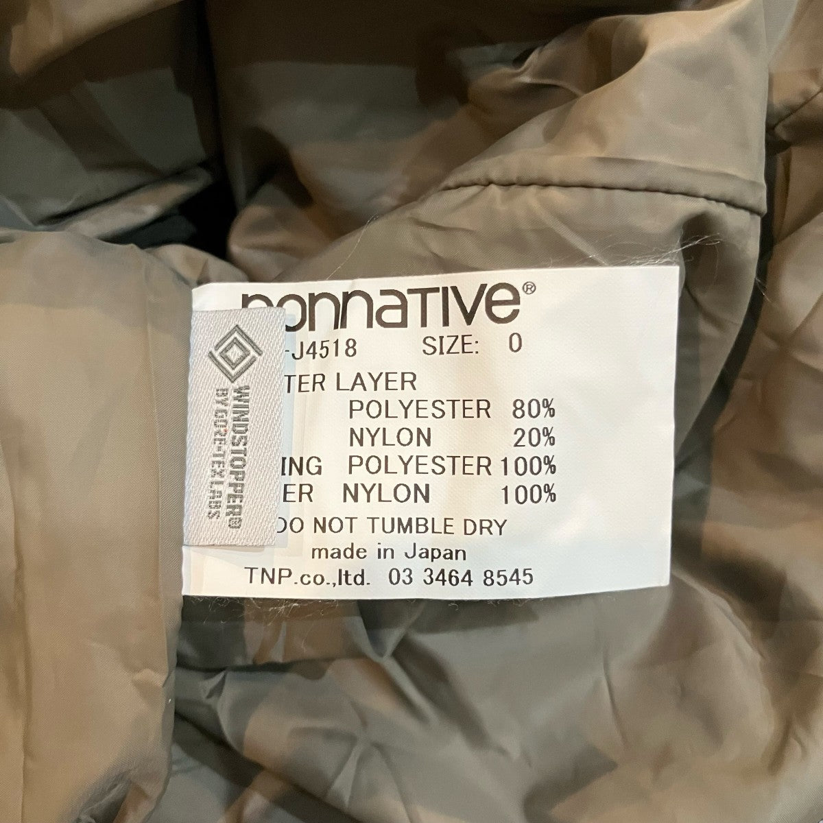nonnative(ノンネイティブ) 24AW「TROOPER COAT P N SPLITTING TAFFETA