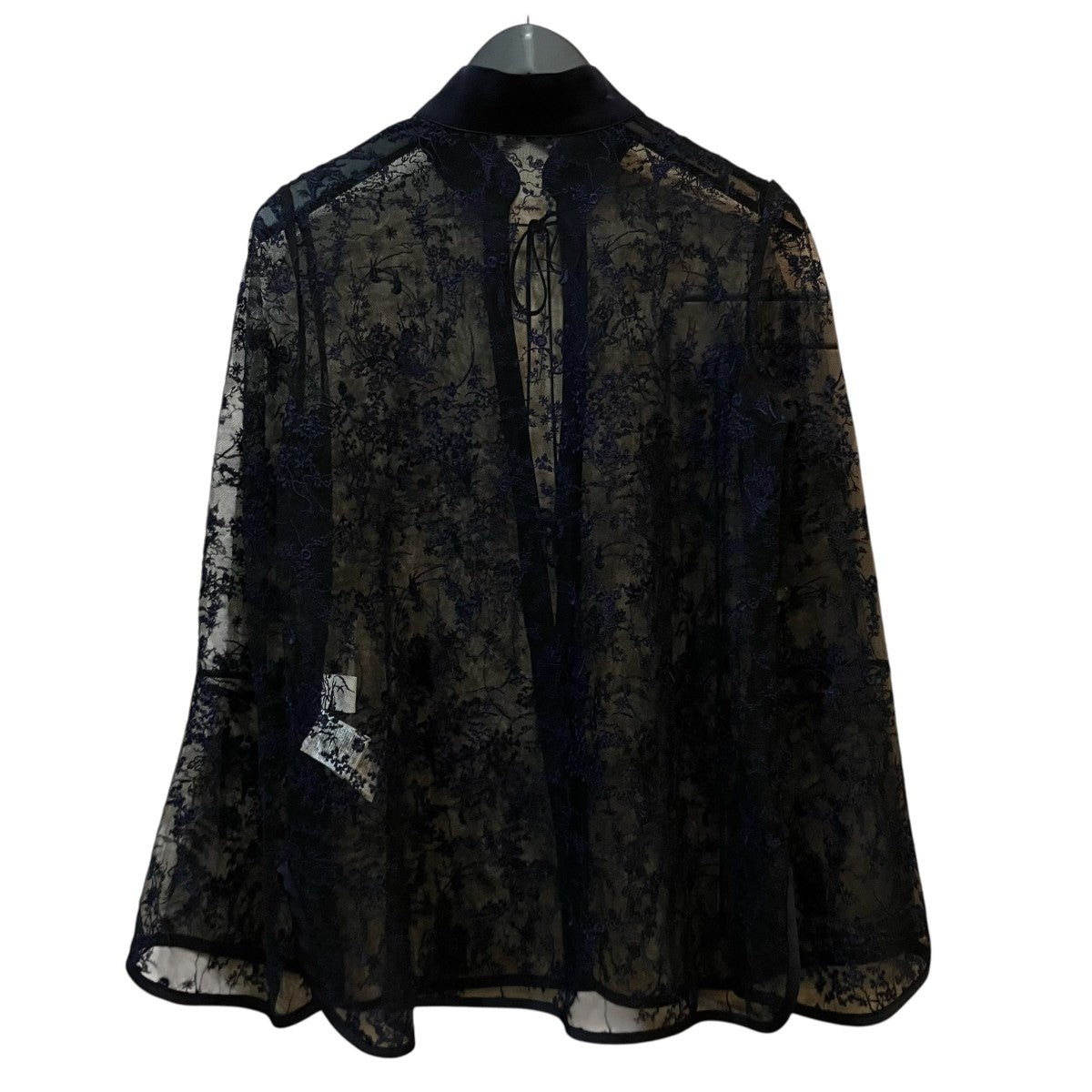 「Floral Lace Stand Collar Shirt」フローラルレーススタンドカラーシャツMM24FW SH005