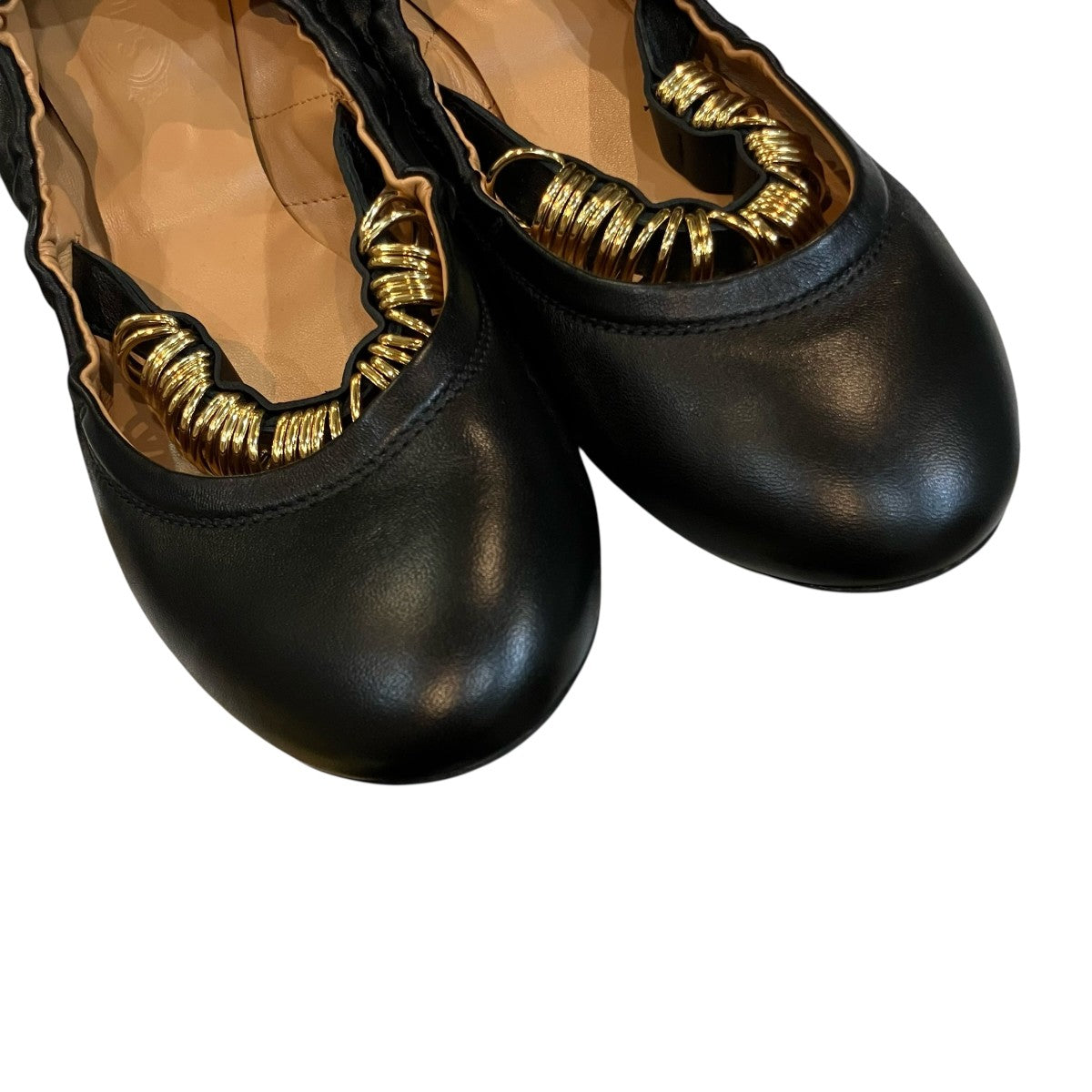 TOD’S リングデザインフラットバレエシューズ 古着・中古-3枚目のアイテム画像
