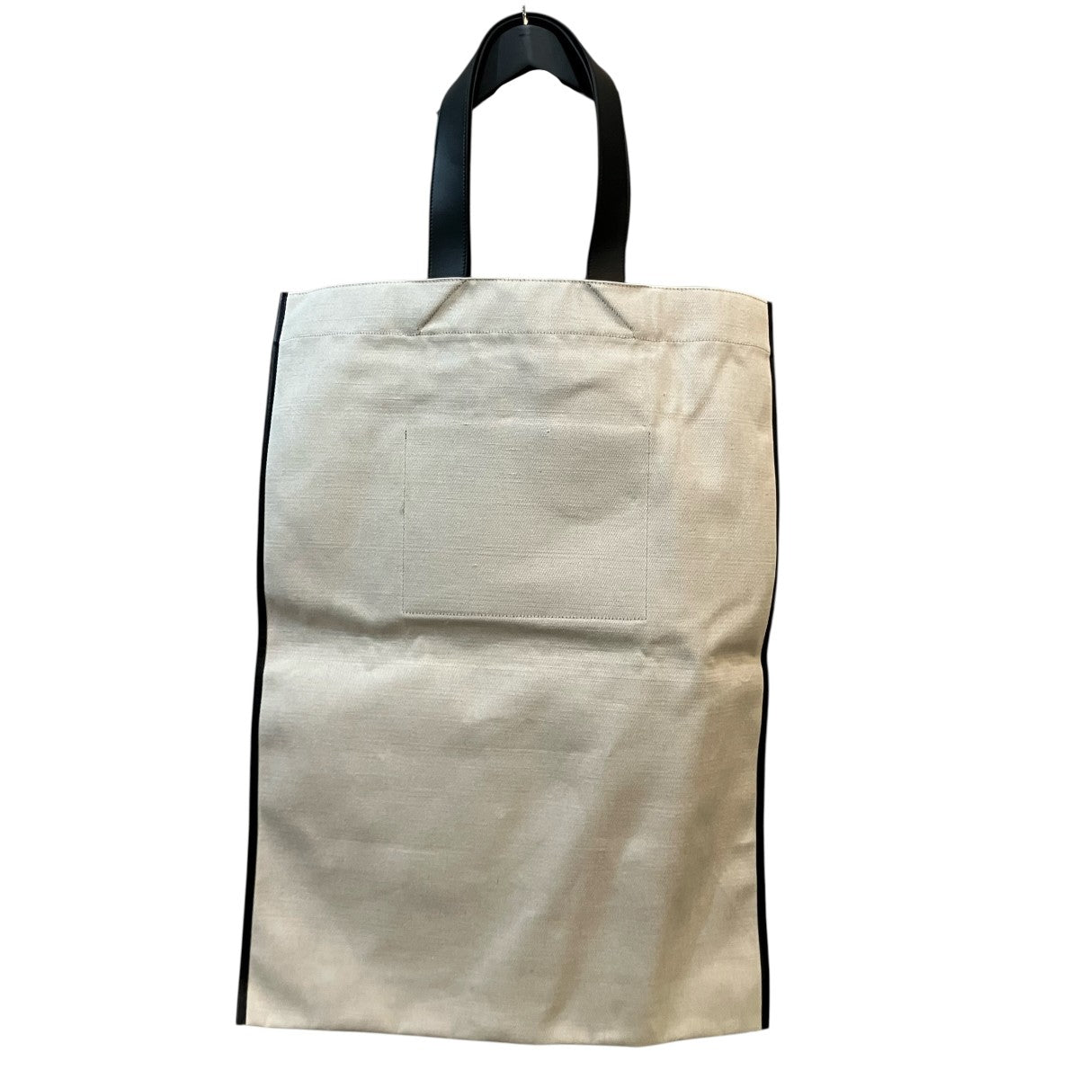 JIL SANDER 「BORDER BOOK TOTE」ハート型ポーチ付きロゴキャンバストートJ10WC0001 古着・中古-4枚目のアイテム画像