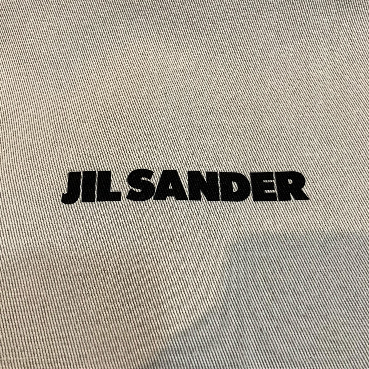 JIL SANDER 「BORDER BOOK TOTE」ハート型ポーチ付きロゴキャンバストートJ10WC0001 古着・中古-7枚目のアイテム画像