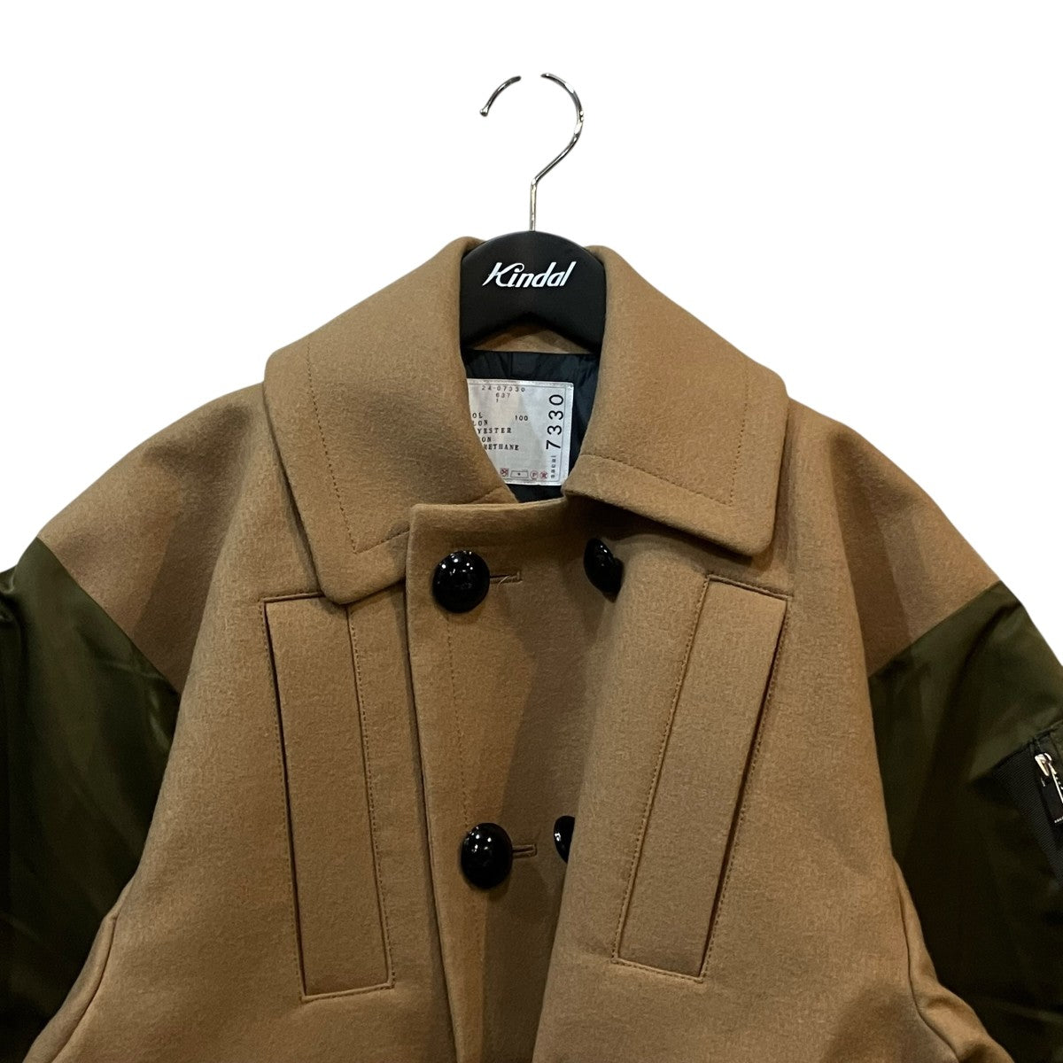 「Wool Melton x Nylon Twill Jacket」ウールメルトン×ナイロンツイールジャケット24 07330