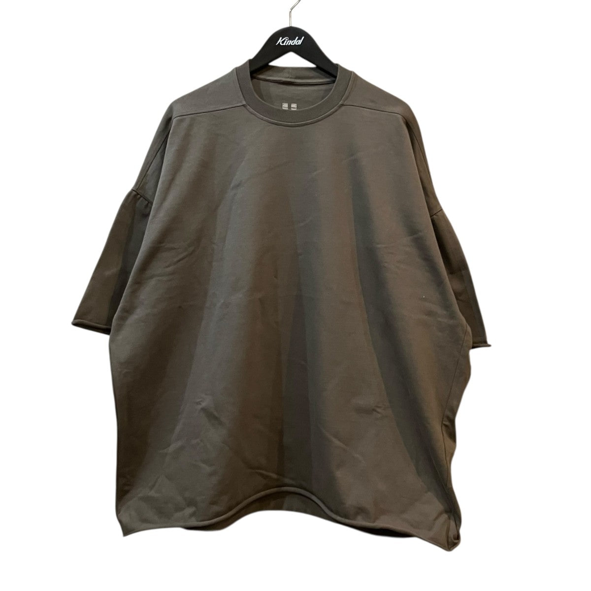 RICK OWENS 「Tommy Heavy Oversized Tee」トミーヘビーオーバーサイドTシャツRU01B1283BA 古着・中古-1枚目のアイテム画像