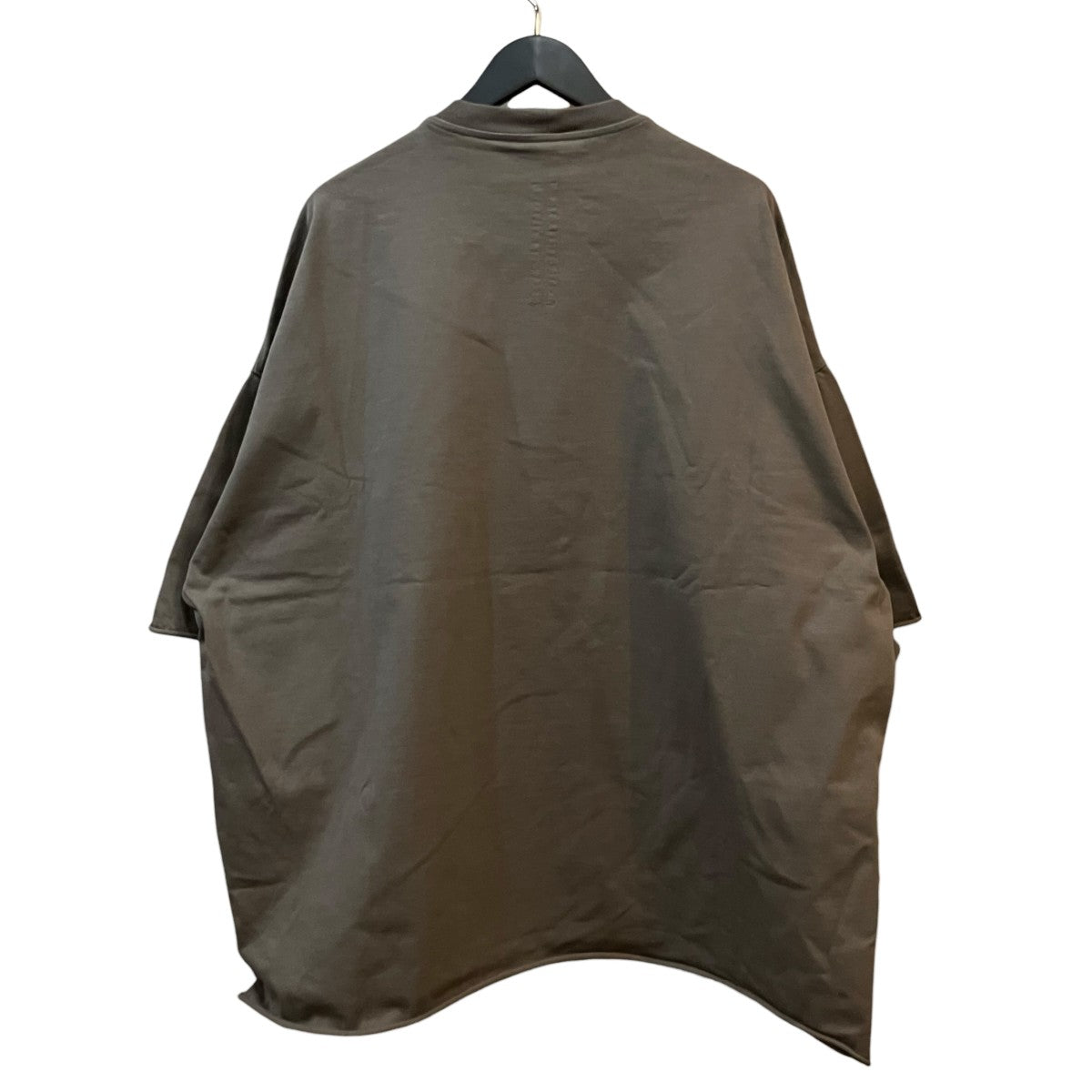 RICK OWENS 「Tommy Heavy Oversized Tee」トミーヘビーオーバーサイドTシャツRU01B1283BA 古着・中古-2枚目のアイテム画像