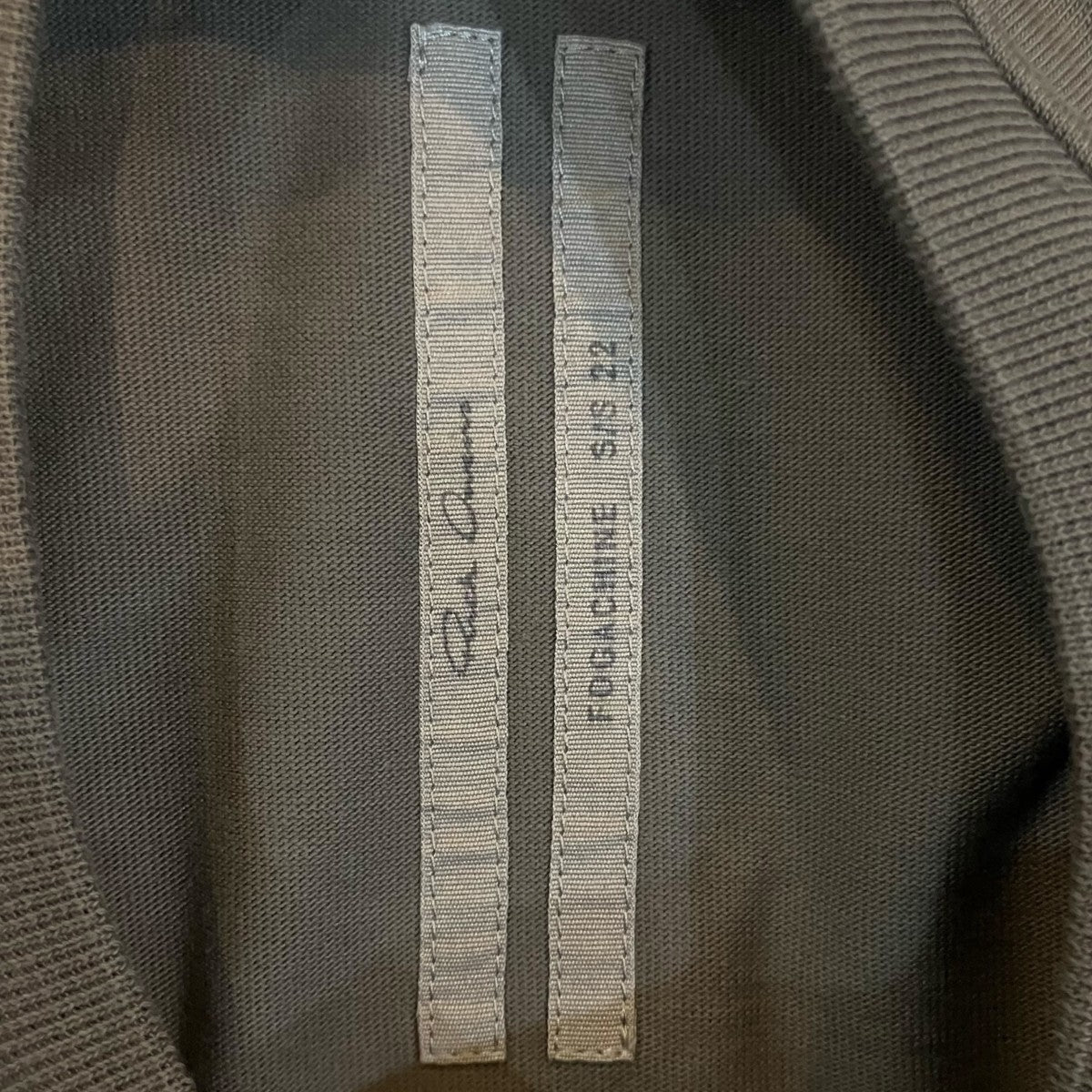 RICK OWENS 「Tommy Heavy Oversized Tee」トミーヘビーオーバーサイドTシャツRU01B1283BA 古着・中古-5枚目のアイテム画像