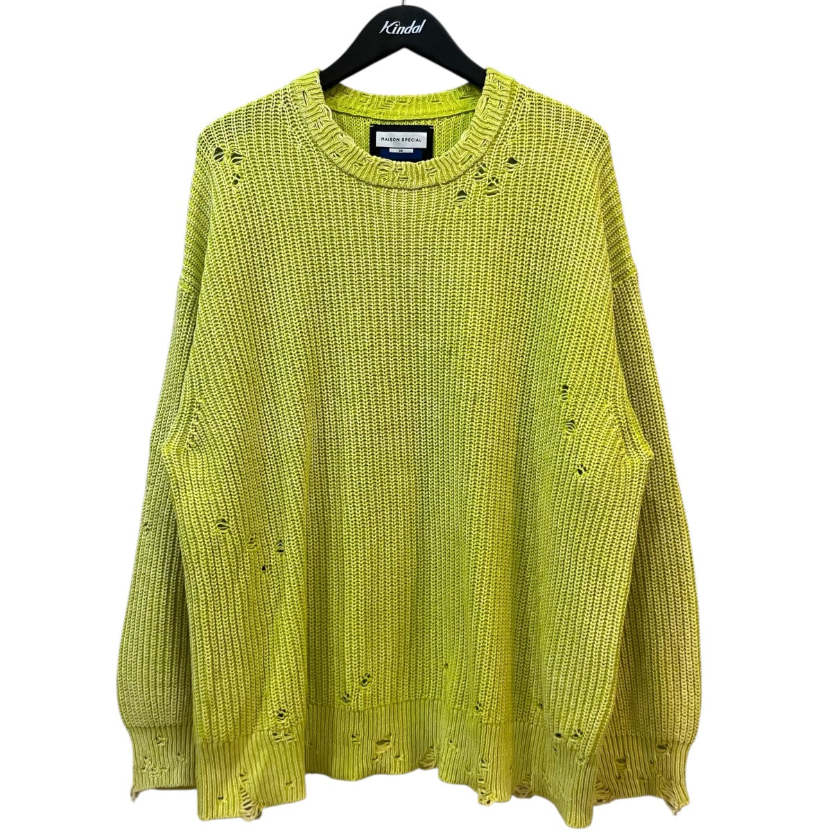 MAISON SPECIAL ダメージ加工ニット11232361324 古着・中古-1枚目のアイテム画像
