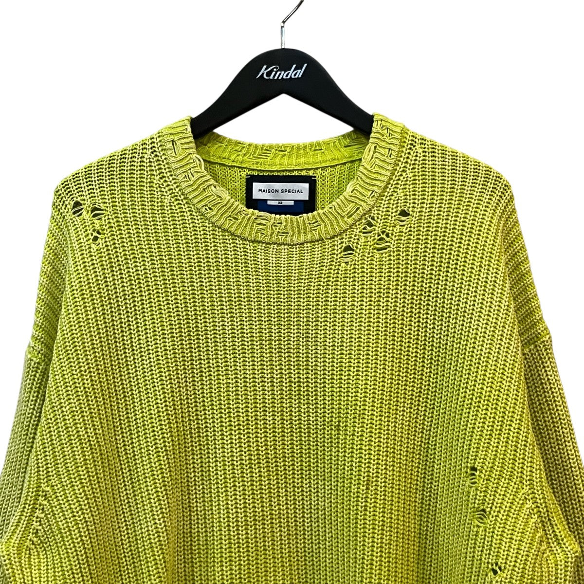 MAISON SPECIAL ダメージ加工ニット11232361324 古着・中古-3枚目のアイテム画像
