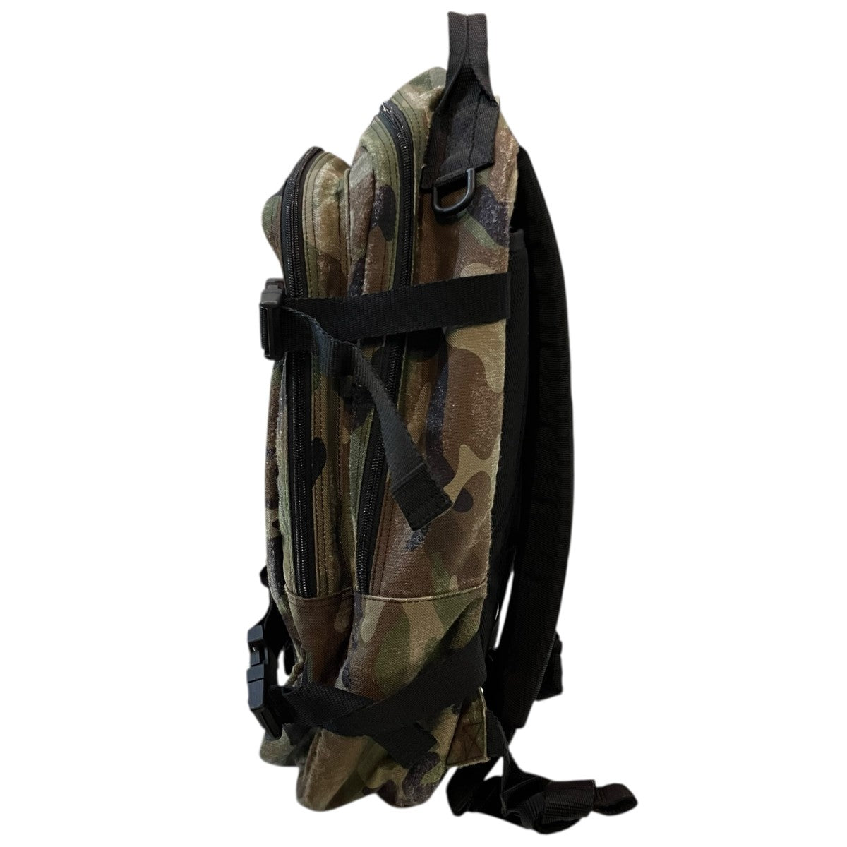 BALENCIAGA ヴィンテージ加工カモフラージュ柄アーミースモールバックパック693635 古着・中古-3枚目のアイテム画像