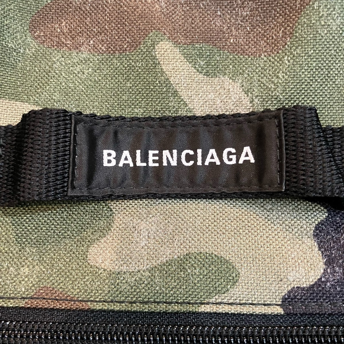 BALENCIAGA ヴィンテージ加工カモフラージュ柄アーミースモールバックパック693635 古着・中古-7枚目のアイテム画像