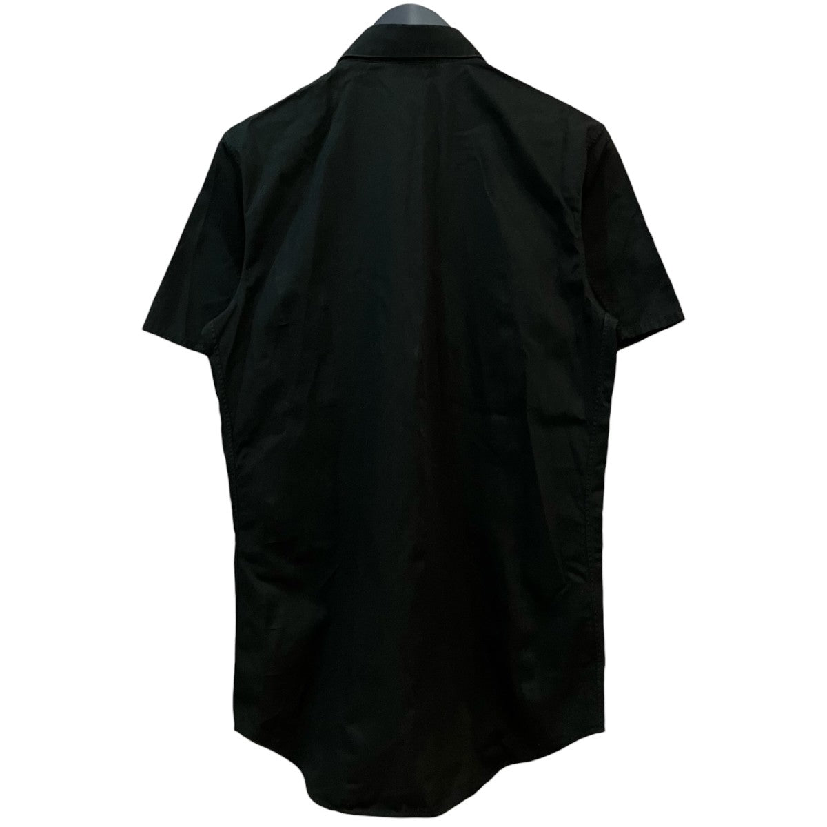 HELMUT LANG(ヘルムートラング) ミリタリー半袖シャツ ブラック サイズ