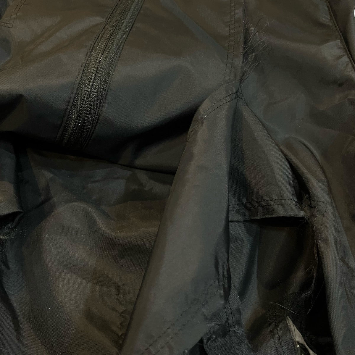 BLACK COMME des GARCONS 短冊ナイロンコート1D J041 古着・中古-5枚目のアイテム画像