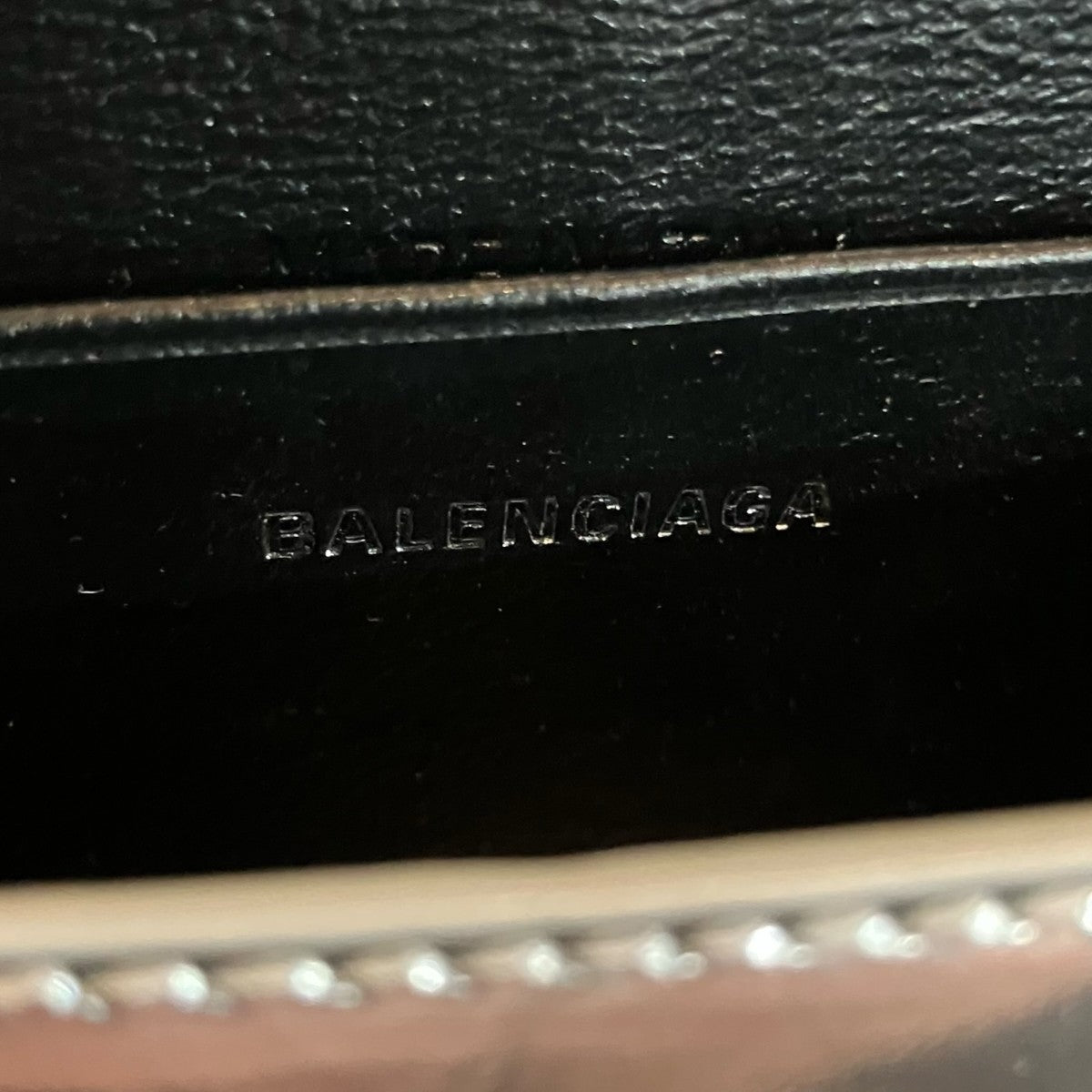 BALENCIAGA アワーグラスミニ トップハンドルバッグ637372 古着・中古-6枚目のアイテム画像