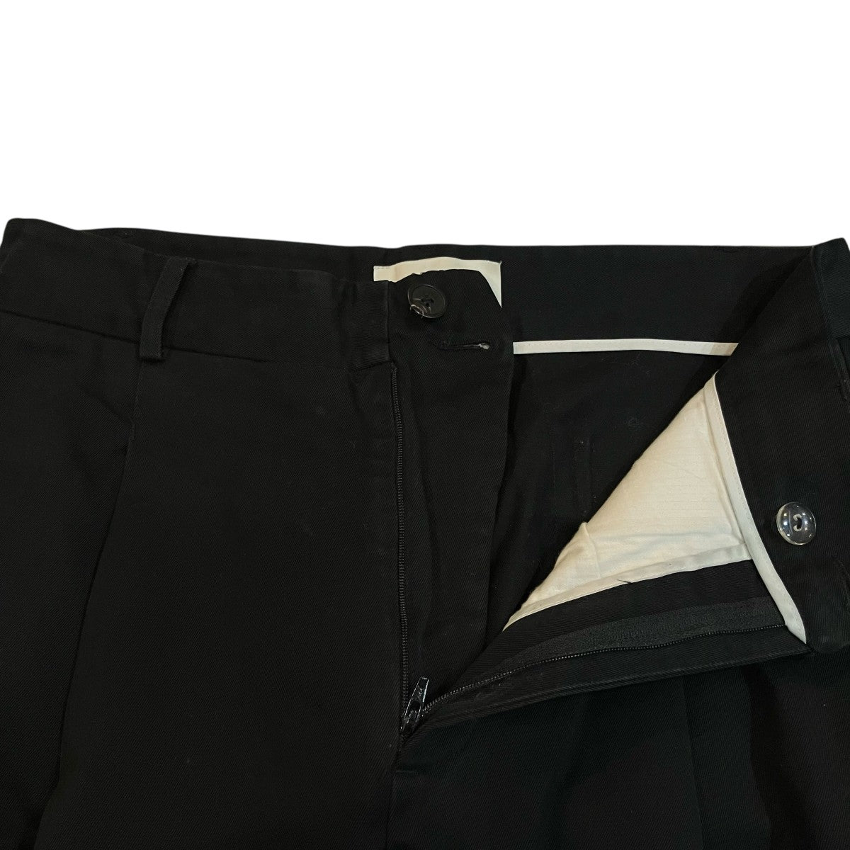 STUDIO NICHOLSON 「BRIDGES PANT」ワンタックワイドパンツSN 132 古着・中古-3枚目のアイテム画像