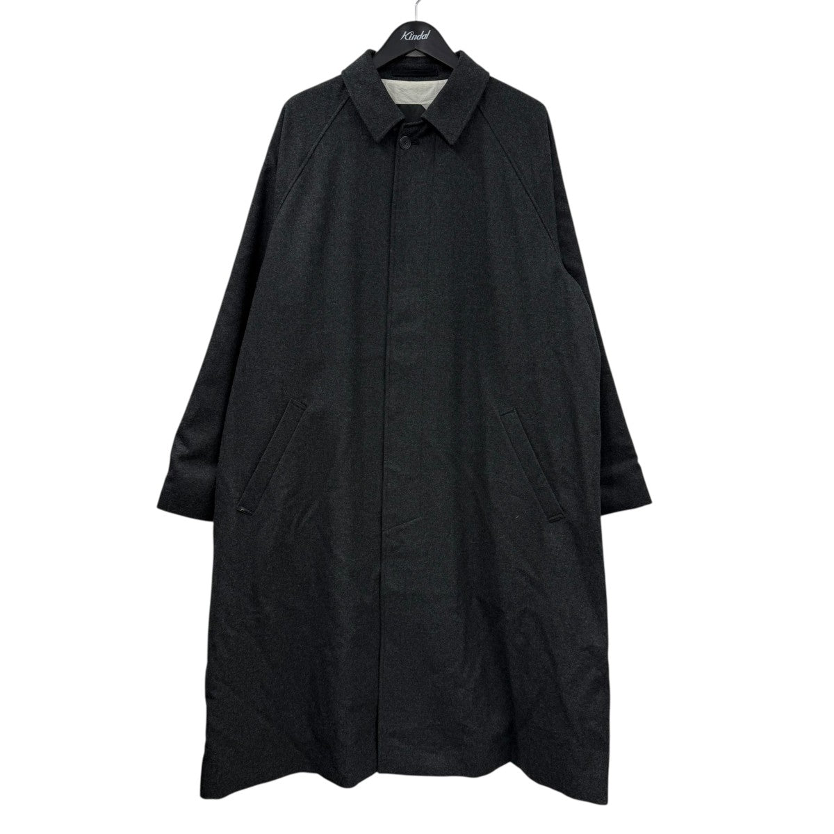 WOOL FLANNEL BALMACAAN COATウールフランネルバルマカーンコート6929422