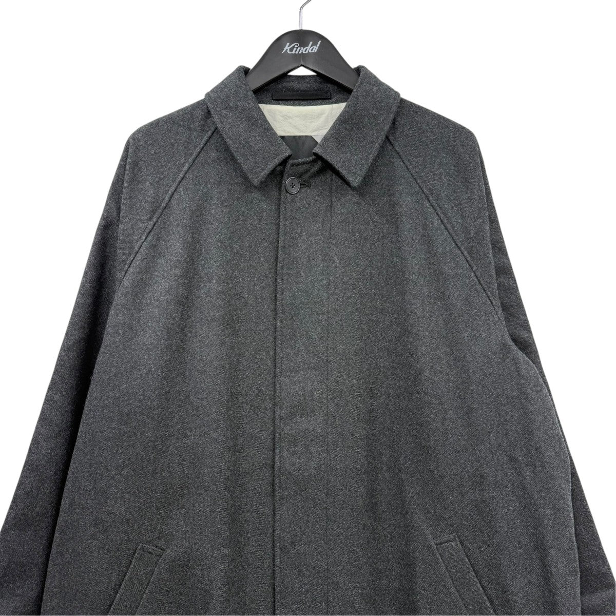 WOOL FLANNEL BALMACAAN COATウールフランネルバルマカーンコート6929422