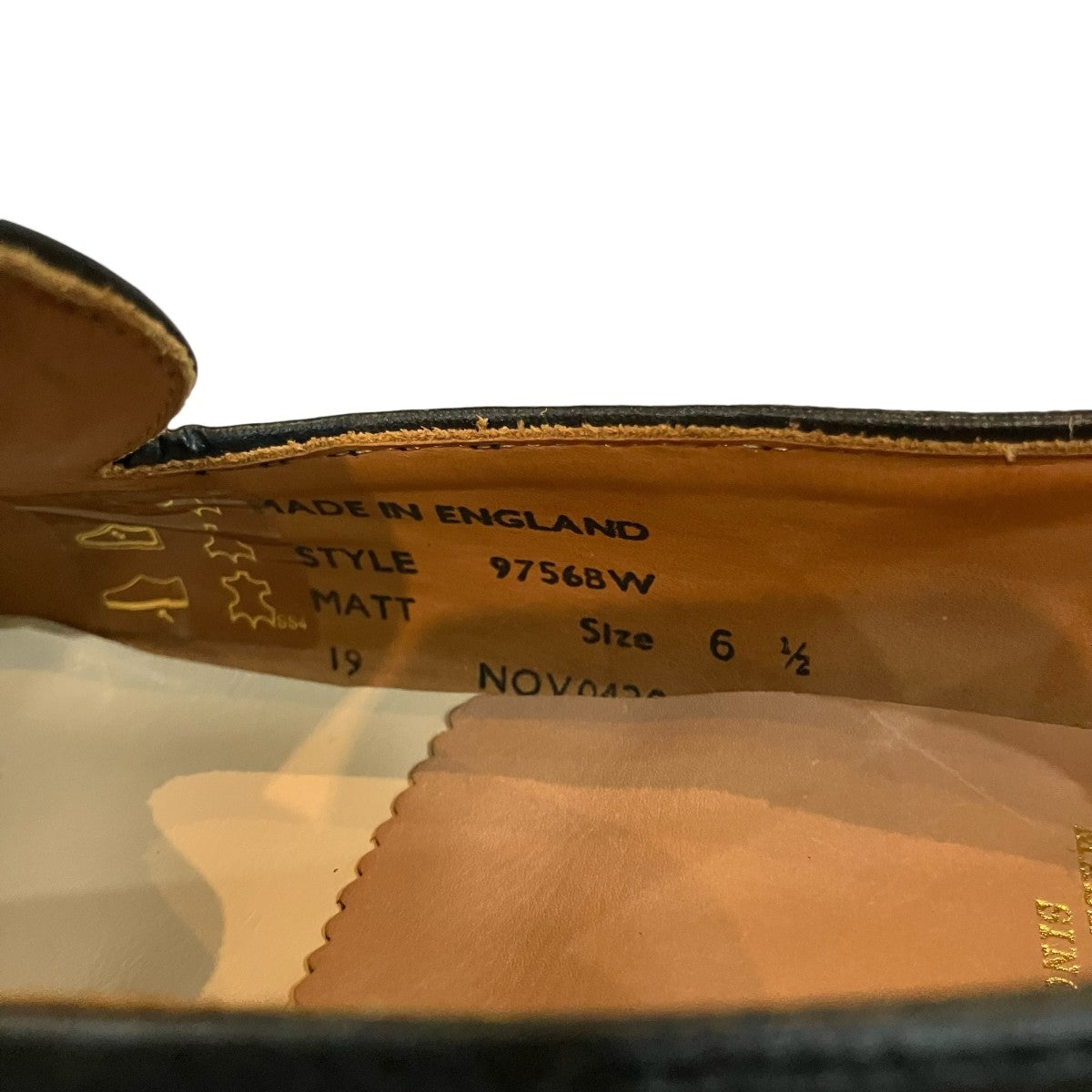 「MEDALION SLIPPER SHOES」メダリオンシューズ9756BW