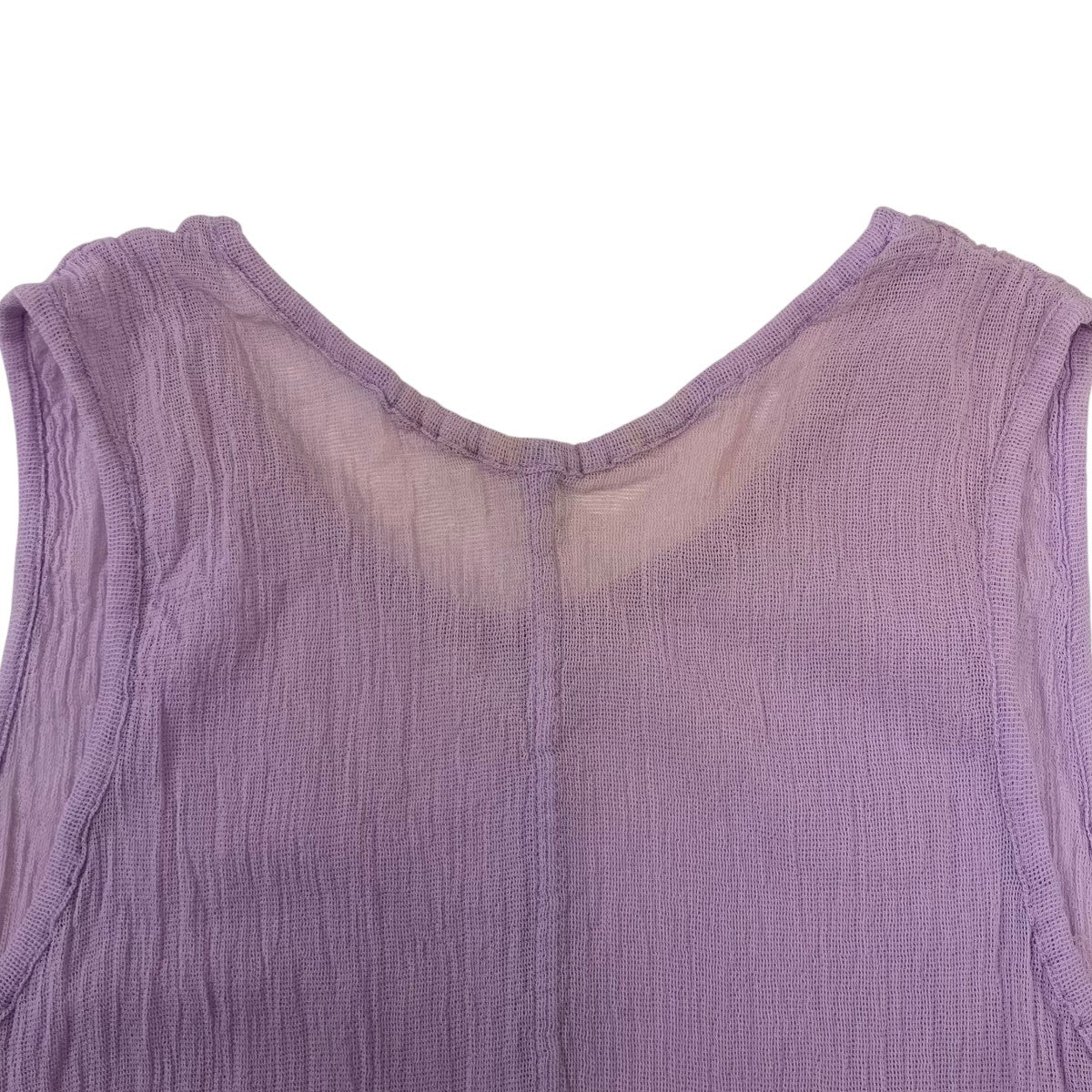 ISSEY MIYAKE 24SS カラミドレス マキシ丈 ノースリーブ ワンピース 古着・中古-8枚目のアイテム画像