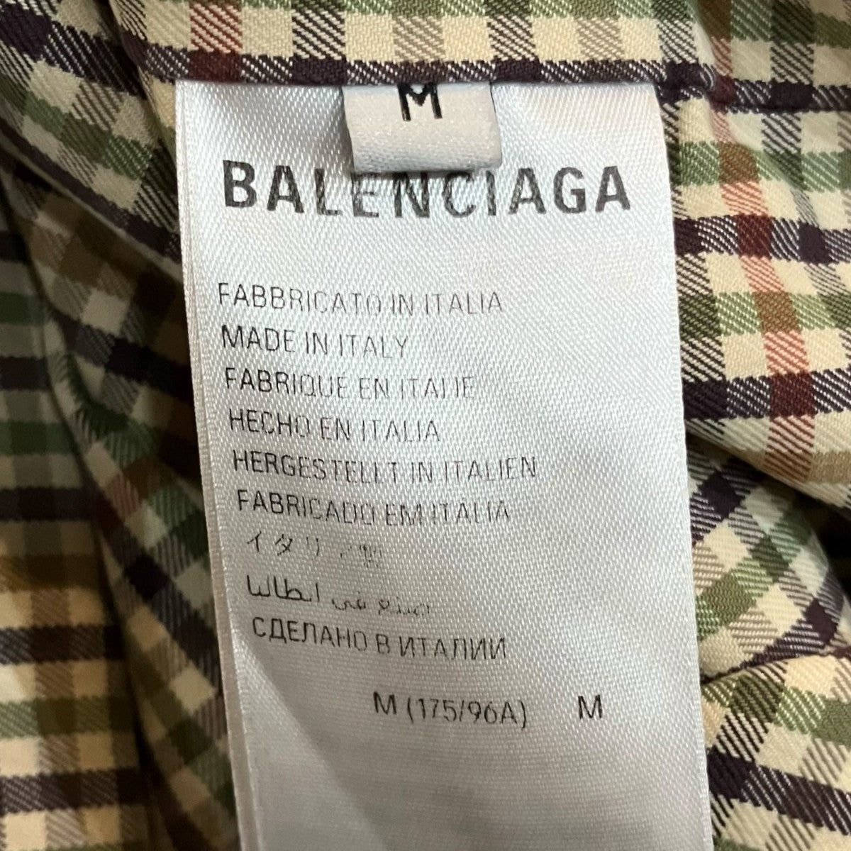 BALENCIAGA ワークウェアオーバーシャツ839085 TRP15 古着・中古-6枚目のアイテム画像