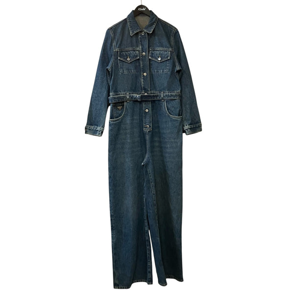 プラダ　デニム PRADA(プラダ) デニムジャンプスーツGFZ017 GFZ017 インディゴ サイズ