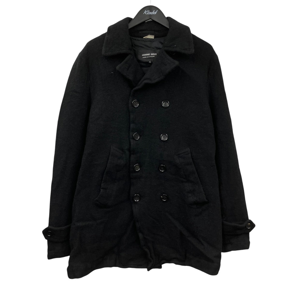 COMME des GARCONS HOMME DEUX 縮絨ウール ダブルブレストコートDJ-C003 古着・中古-1枚目のアイテム画像