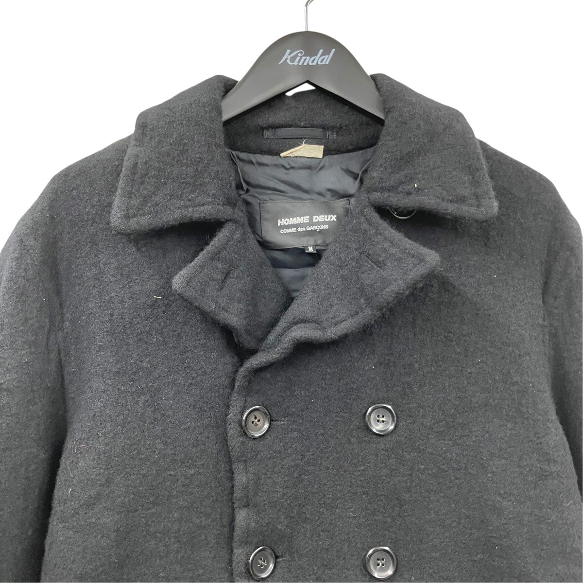 COMME des GARCONS HOMME DEUX 縮絨ウール ダブルブレストコートDJ-C003 古着・中古-3枚目のアイテム画像
