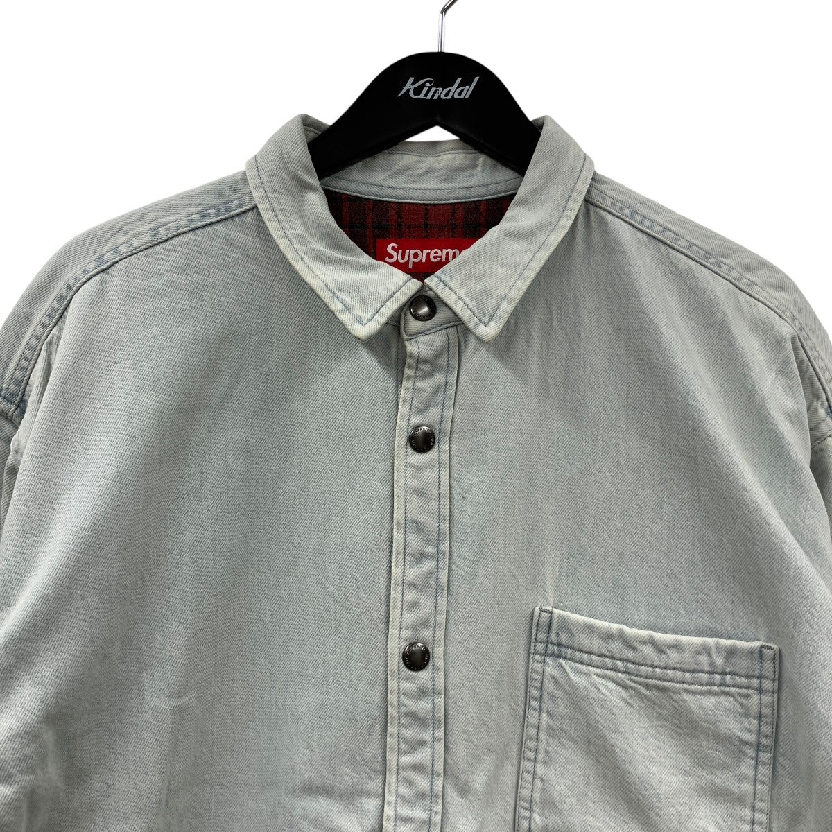 25AWQuilted Lined Denim Snap Shirtキルティング ラインド デニム スナップ シャツ