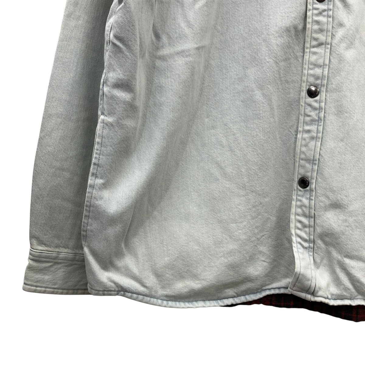 25AWQuilted Lined Denim Snap Shirtキルティング ラインド デニム スナップ シャツ