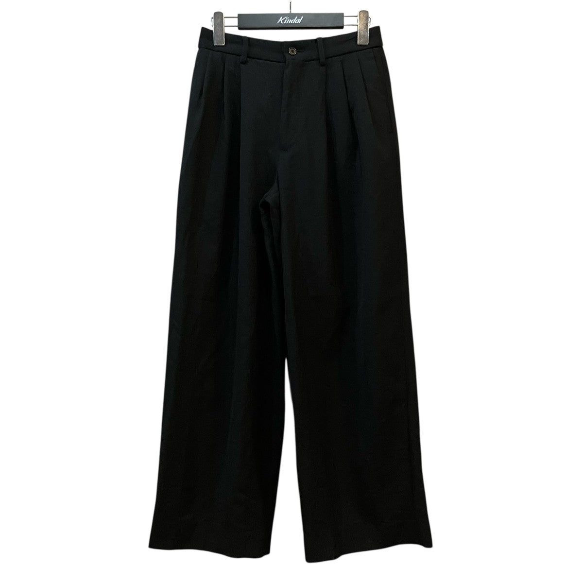 MARKAWARE 「Organic Wool Survival Cloth Triple Pleated Wide Trousers」トラウザーパンツA25C06PT02C 古着・中古-1枚目のアイテム画像