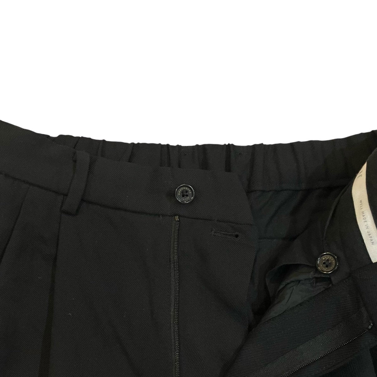 MARKAWARE 「Organic Wool Survival Cloth Triple Pleated Wide Trousers」トラウザーパンツA25C06PT02C 古着・中古-3枚目のアイテム画像