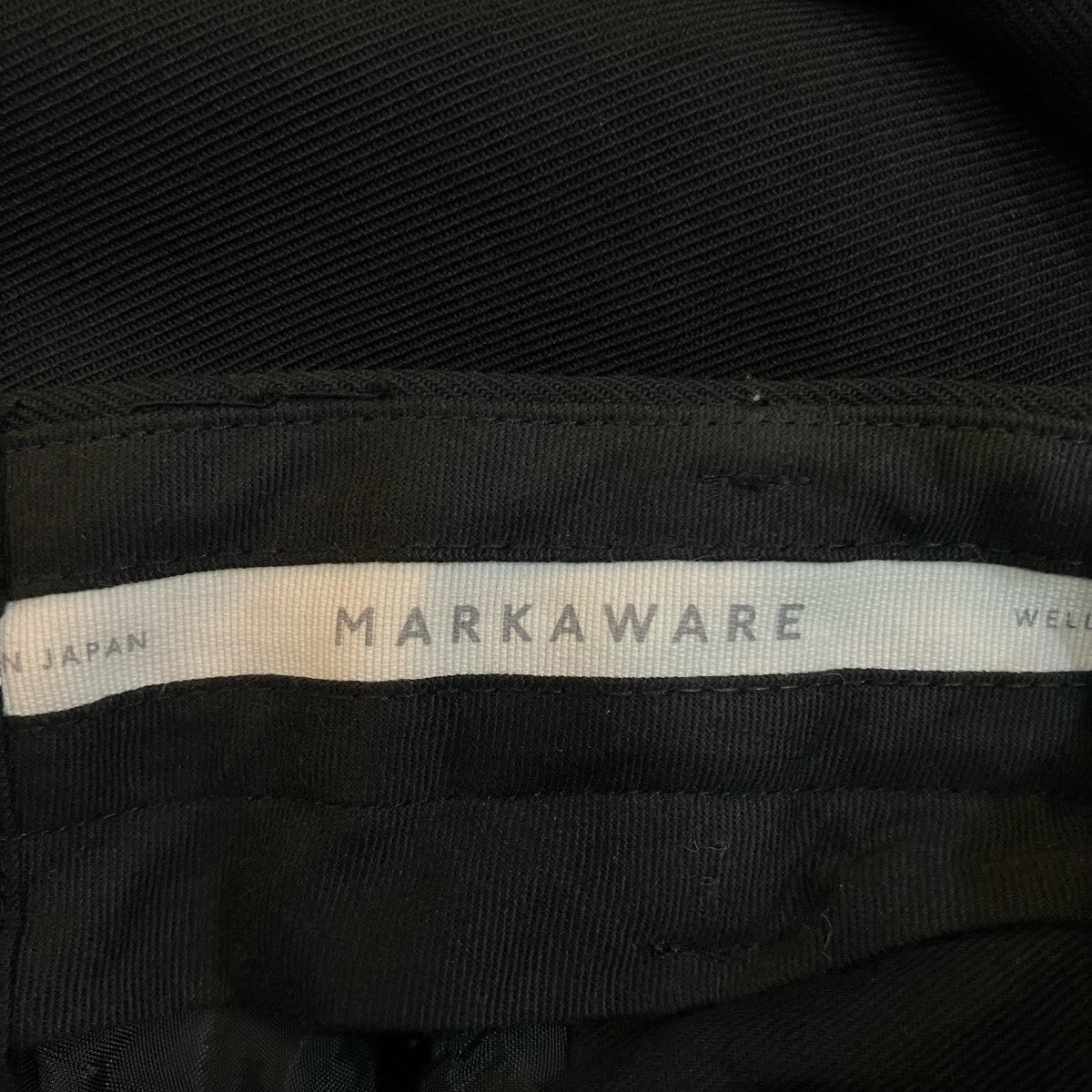 MARKAWARE 「Organic Wool Survival Cloth Triple Pleated Wide Trousers」トラウザーパンツA25C06PT02C 古着・中古-5枚目のアイテム画像