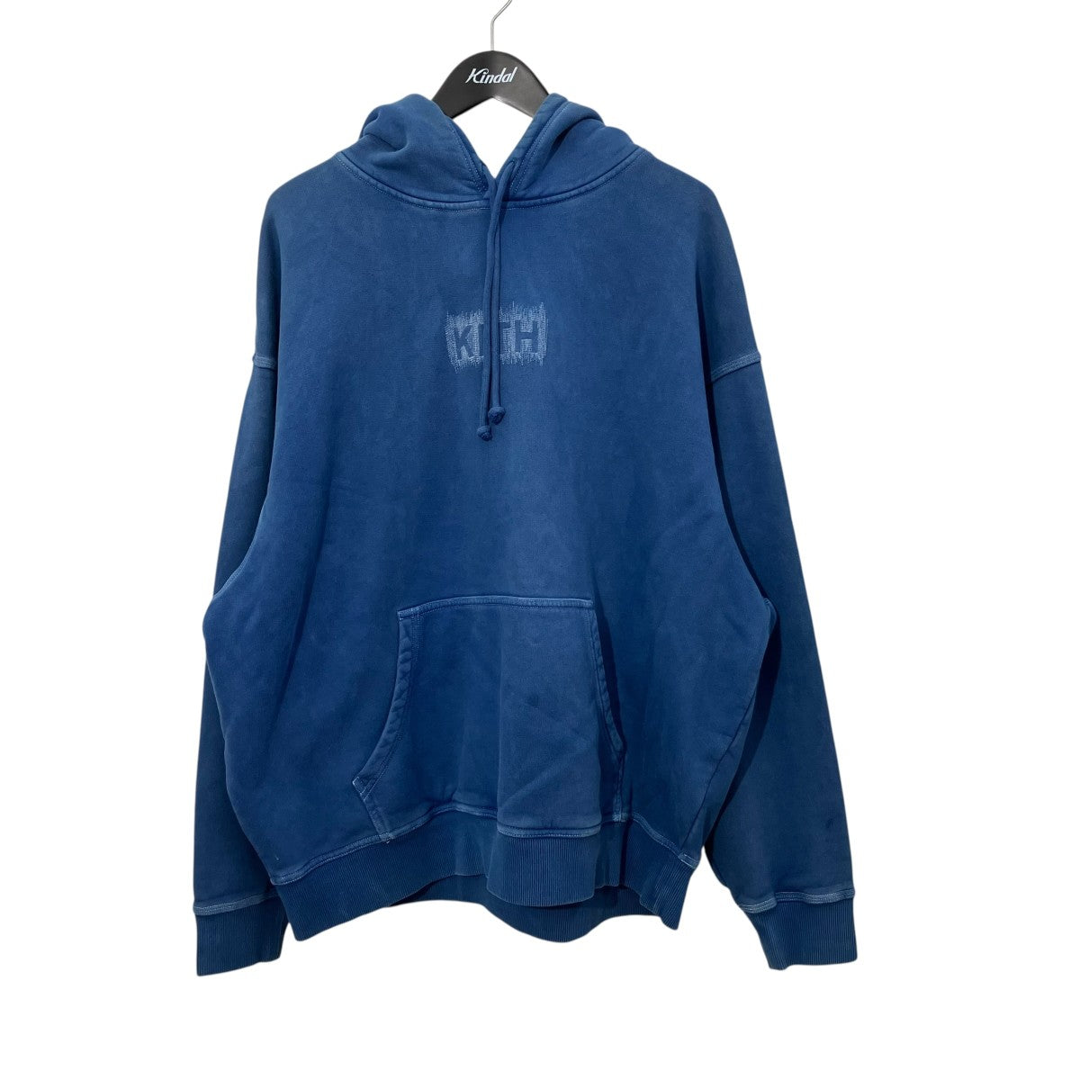 KITH ステッチボックスロゴプルオーバーパーカーKHM031865 古着・中古-1枚目のアイテム画像