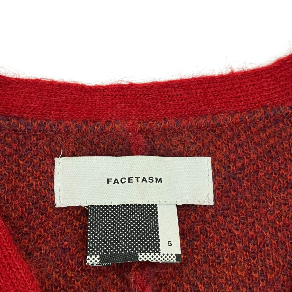 FACETASM モヘアニットカーディガンPIPPA-KN-U05 古着・中古-5枚目のアイテム画像