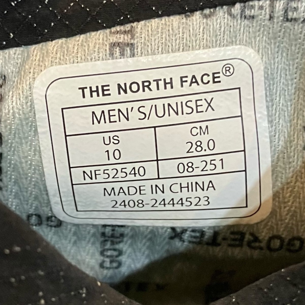 THE NORTH FACE 「Rain Low GTX」GORE-TEX スニーカーNF52540 古着・中古-9枚目のアイテム画像